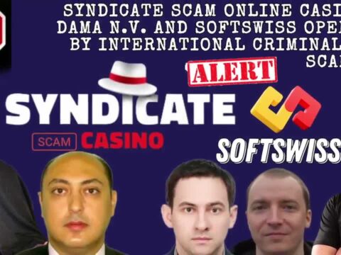 Syndicate Online Casino Scam You Should Fear, scam by DamaNV, Softswiss, and Ivan Montik