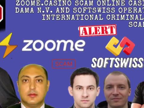 Zoome Casino Fraud Alert by Softswiss and DamaNV